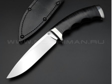 Нож "С-3" сталь 95Х18, рукоять наборная кожа, мельхиор (Титов & Солдатова)