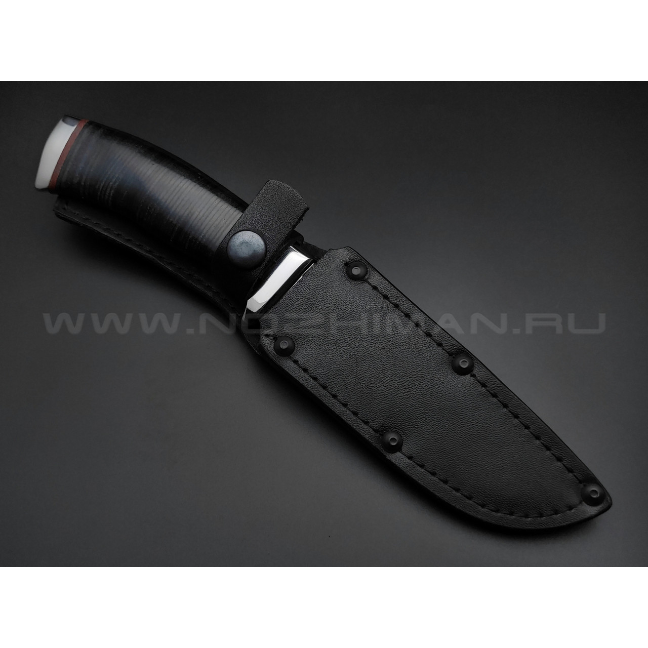 Нож "Варан-3" сталь 95Х18, рукоять наборная кожа (Титов & Солдатова)