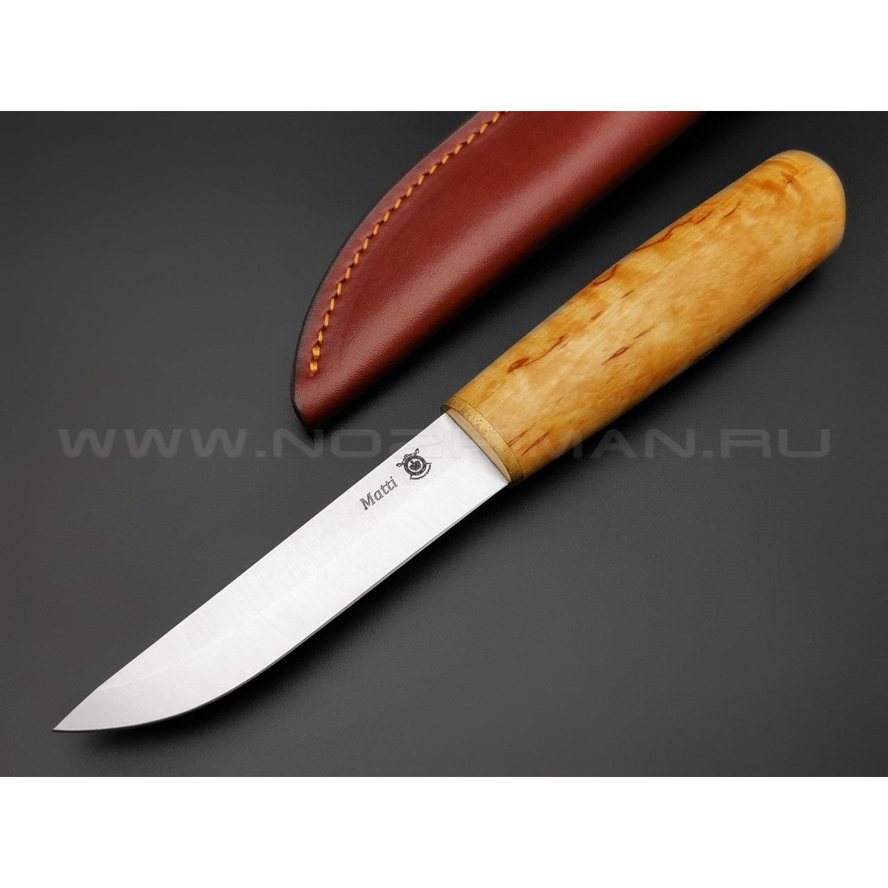 Северная Корона нож Matti сталь 95Х18 рукоять карельская береза