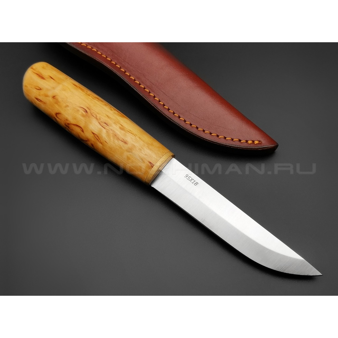 Северная Корона нож Matti сталь 95Х18 рукоять карельская береза