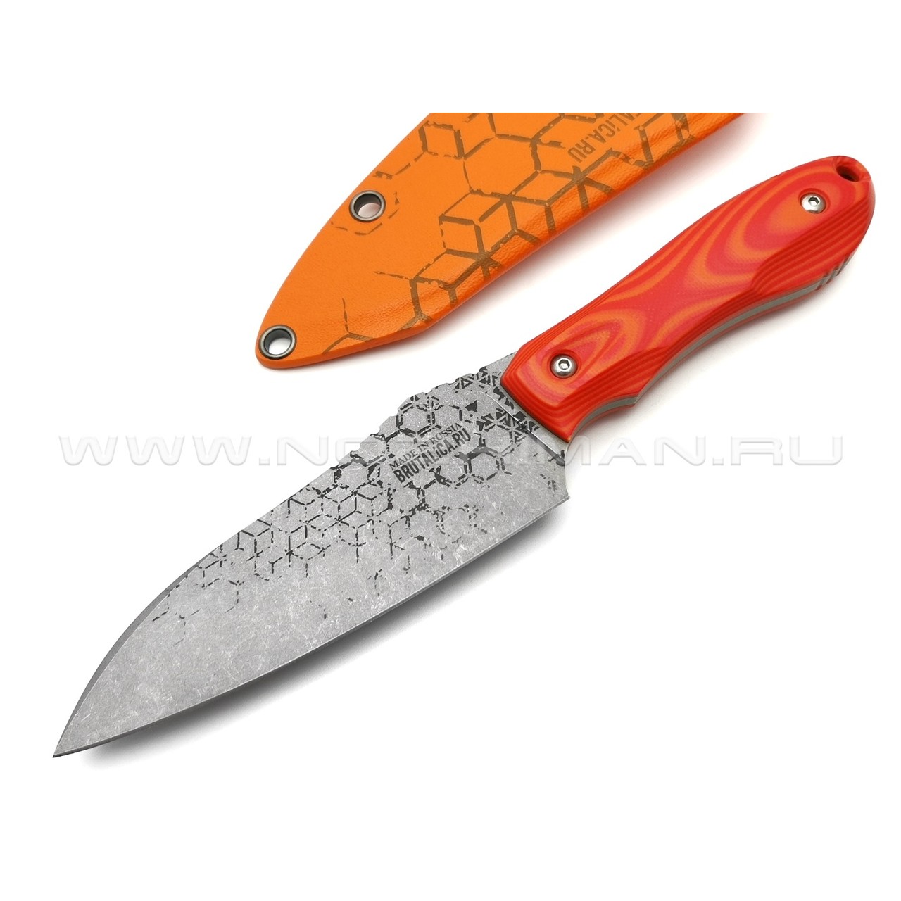 Brutalica нож Пон-Т orange Limited Edition сталь X105 рукоять G10