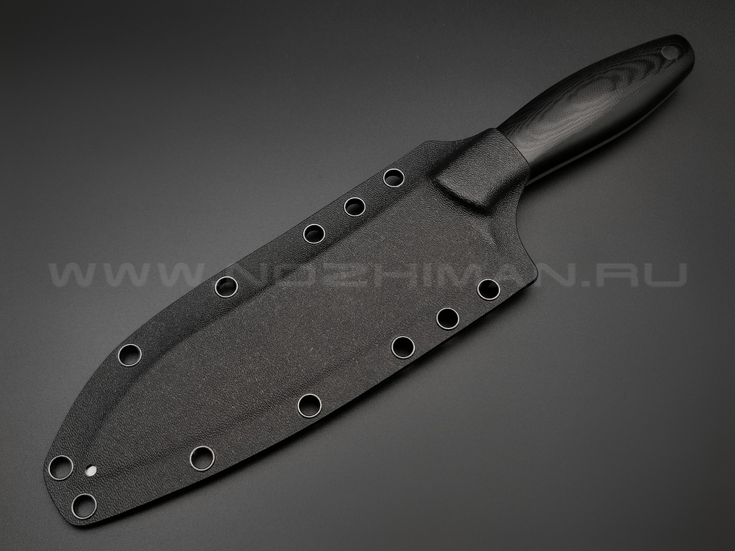 Apus Knives нож Santoku сталь N690, рукоять G10 black