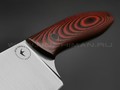 Apus Knives нож Shef-M сталь N690, рукоять G10 Red & Black