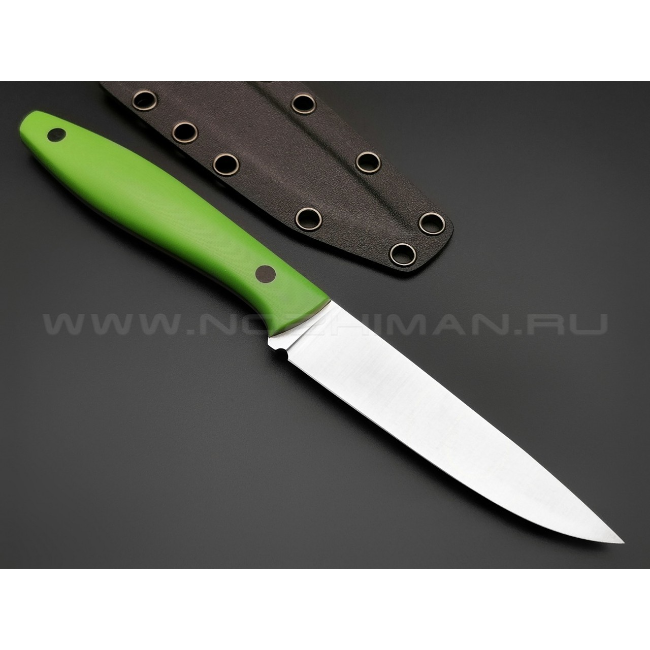 Апус нож Paring сталь N690, рукоять G10 light green