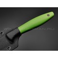 Апус нож Paring сталь N690, рукоять G10 light green