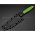 Апус нож Paring сталь N690, рукоять G10 light green