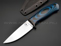 Apus Knives нож Last Chance сталь N690, рукоять G10 Black & Blue