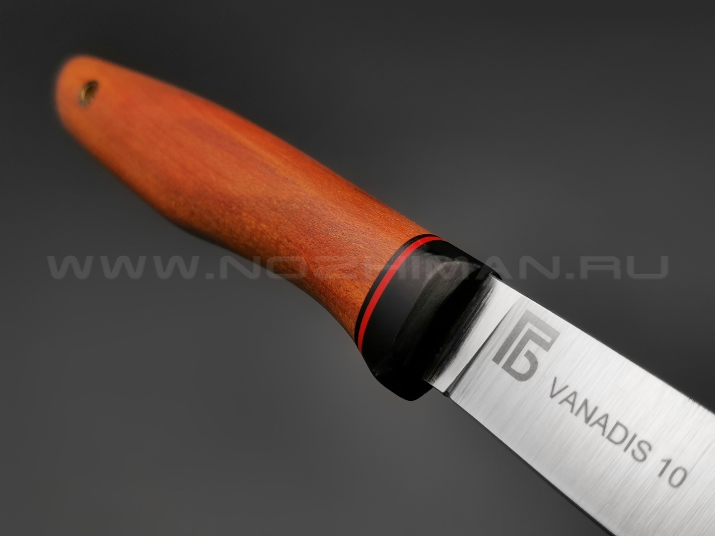 Богдан Гоготов нож NBG-2 сталь Vanadis 10, рукоять дерево Redheart