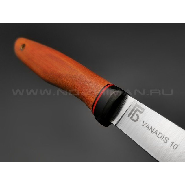 Богдан Гоготов нож NBG-2 сталь Vanadis 10, рукоять дерево Redheart