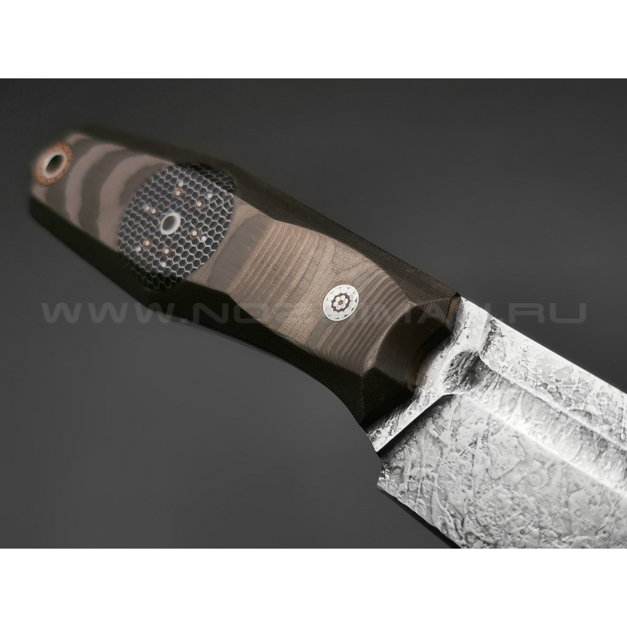 Богдан Гоготов нож NBG-7 сталь CPM Rex 121, рукоять Carbon fiber