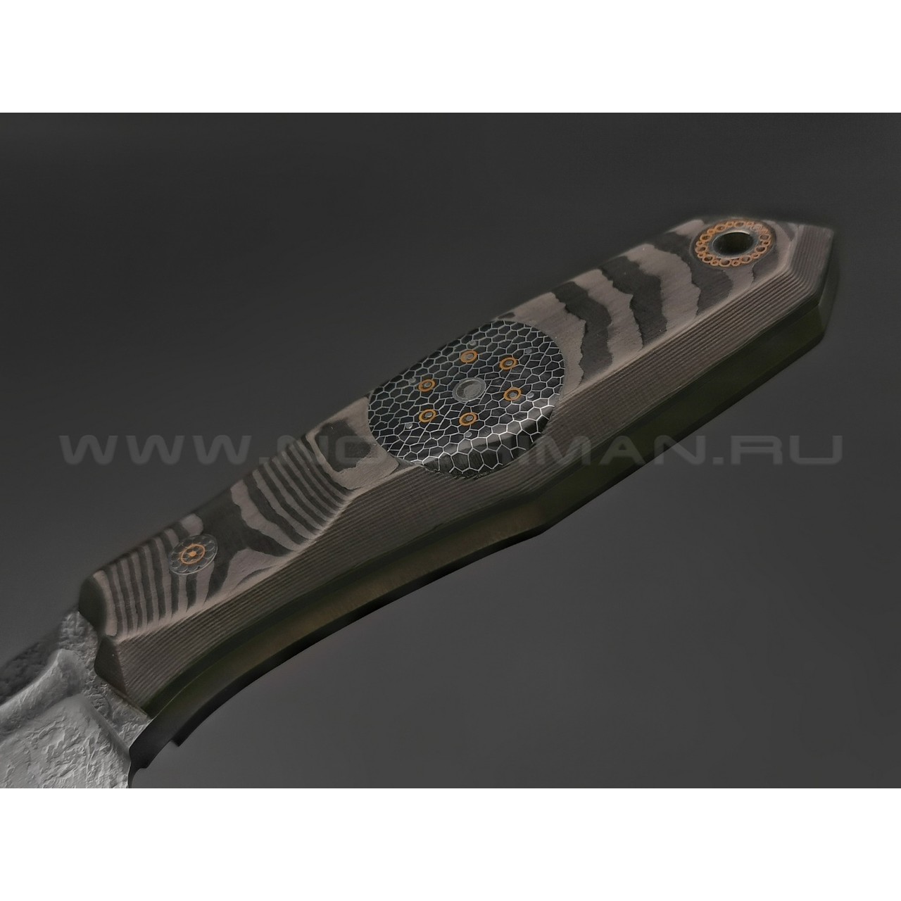 Богдан Гоготов нож NBG-7 сталь CPM Rex 121, рукоять Carbon fiber