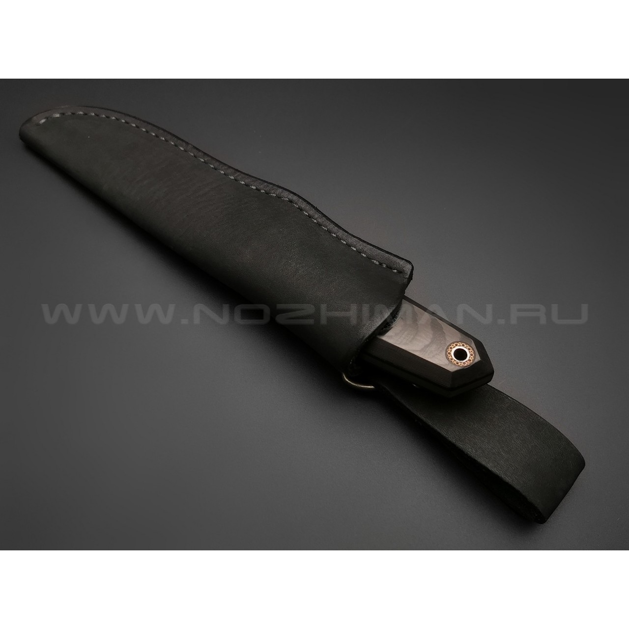 Богдан Гоготов нож NBG-7 сталь CPM Rex 121, рукоять Carbon fiber
