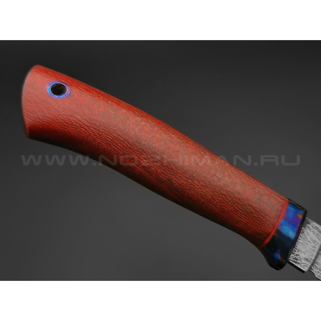 Богдан Гоготов нож NBG-1 сталь CPM 3V, рукоять дерево Платан, титан
