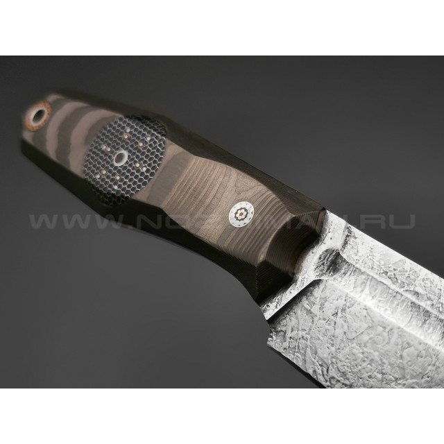 Богдан Гоготов нож NBG-7 сталь CPM Rex 121, рукоять Carbon fiber