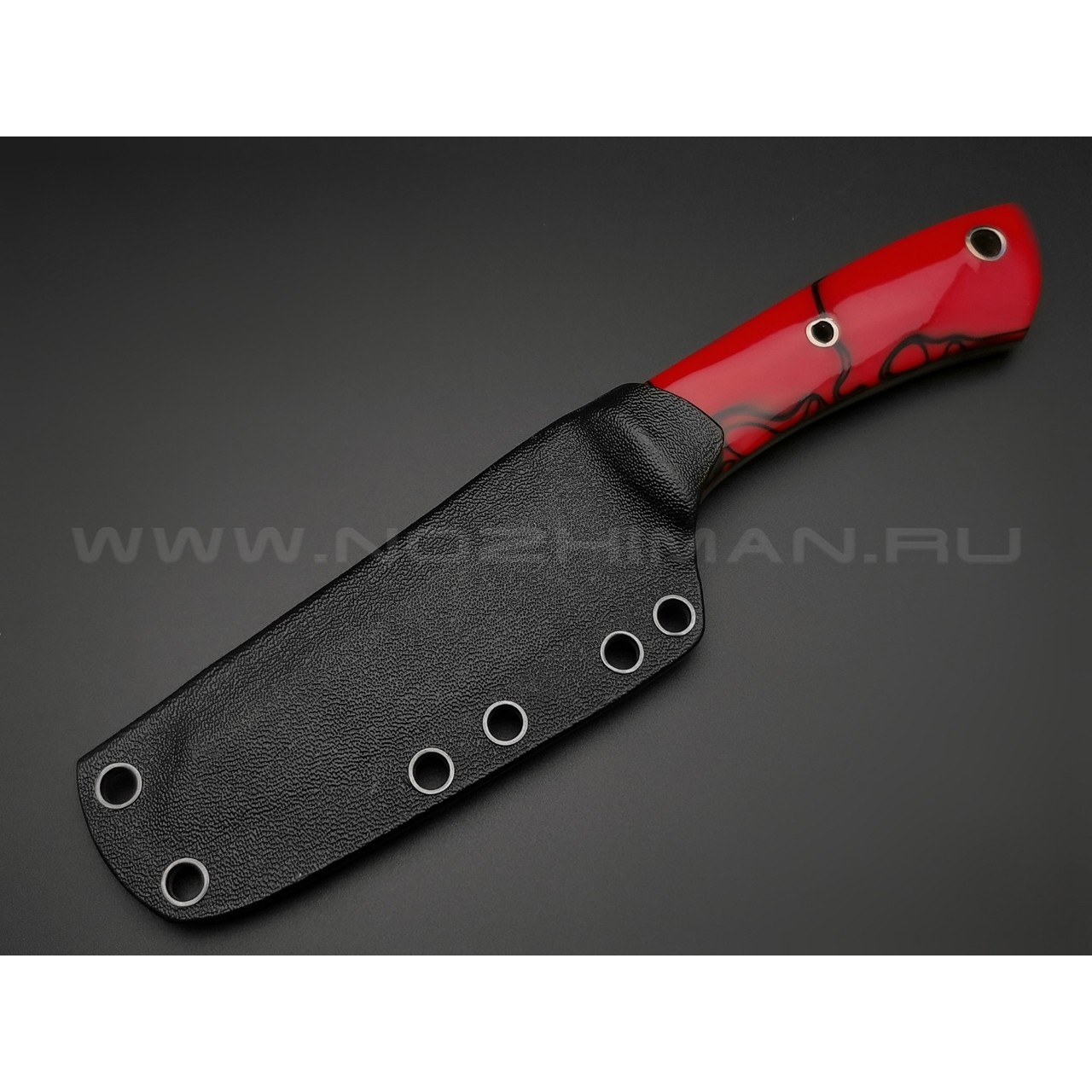 Богдан Гоготов нож NBG-4 (Призрачный гонщик) сталь N690, рукоять трехмерный композит, титан