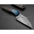 Волчий Век нож Wharn Custom Drago Edition сталь PGK WA, рукоять G10 black & blue