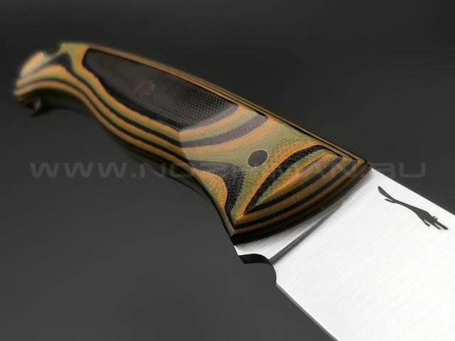 Волчий Век нож Ямской сталь Niolox WA, рукоять G10 трехцветная