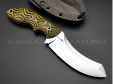 Волчий Век нож Кондрат 10 сталь Niolox WA, рукоять G10 black & yellow