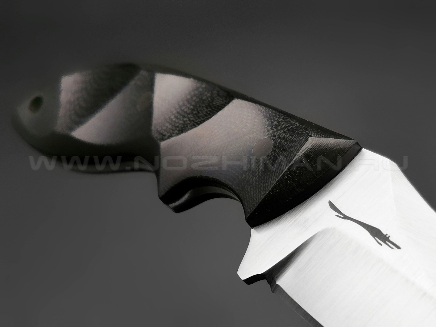 Волчий Век нож Кондрат 10 сталь Niolox WA, рукоять G10 black