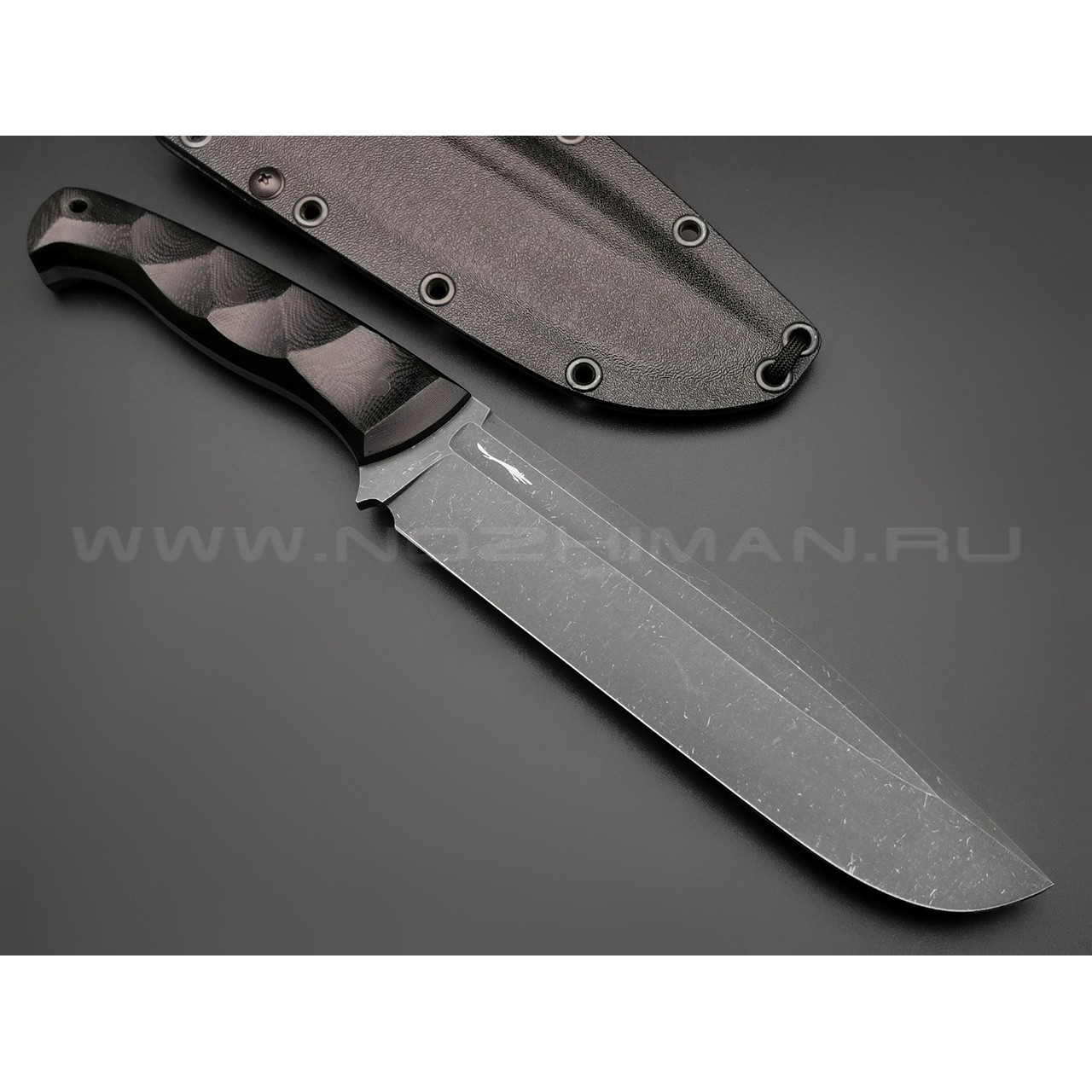 Волчий Век нож Ямской XL сталь PGK WA, рукоять G10 black