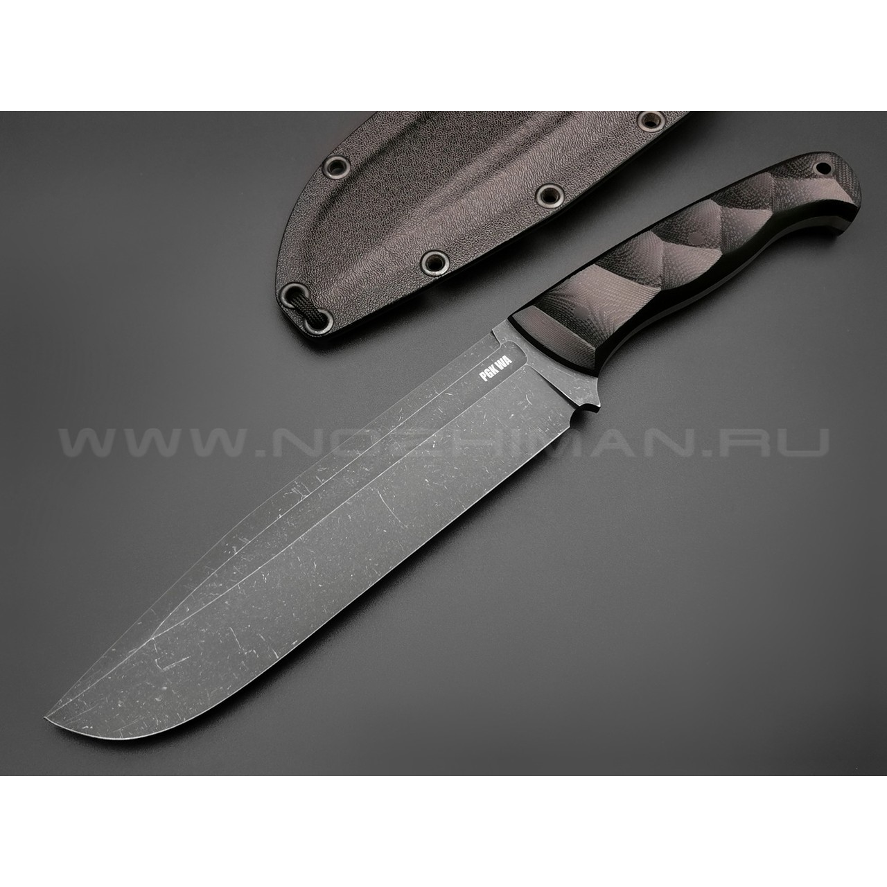 Волчий Век нож Ямской XL сталь PGK WA, рукоять G10 black