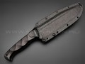 Волчий Век нож Ямской XL сталь PGK WA, рукоять G10 black