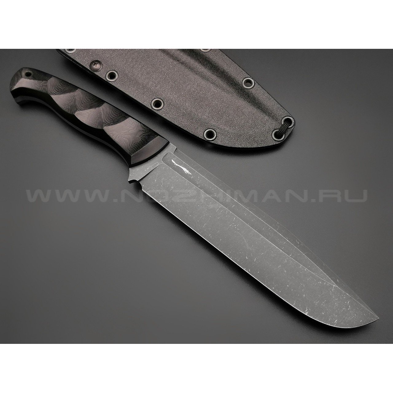 Волчий Век нож Ямской XL сталь PGK WA, рукоять G10 black