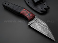 Волчий Век нож Wharn Custom Drago Edition сталь PGK WA, рукоять G10 black & red