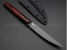 Neyris Knives нож Acus сталь CPM 3V, рукоять Chaotic G10 red & black