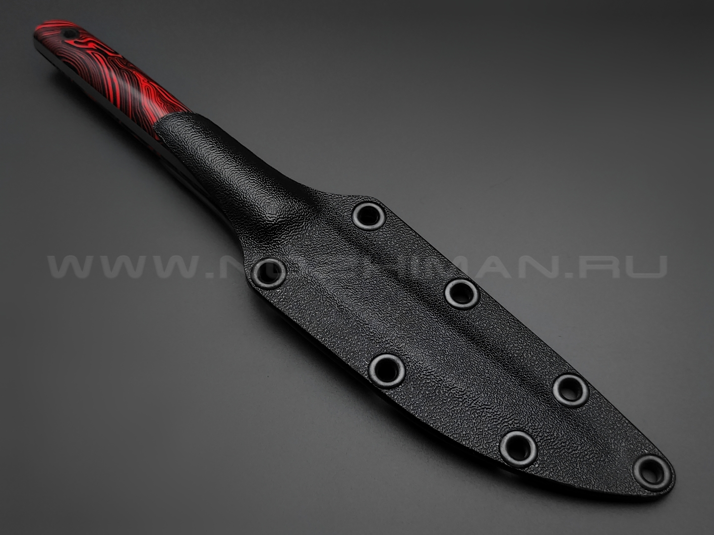 Neyris Knives нож Acus сталь CPM 3V, рукоять Chaotic G10 red & black