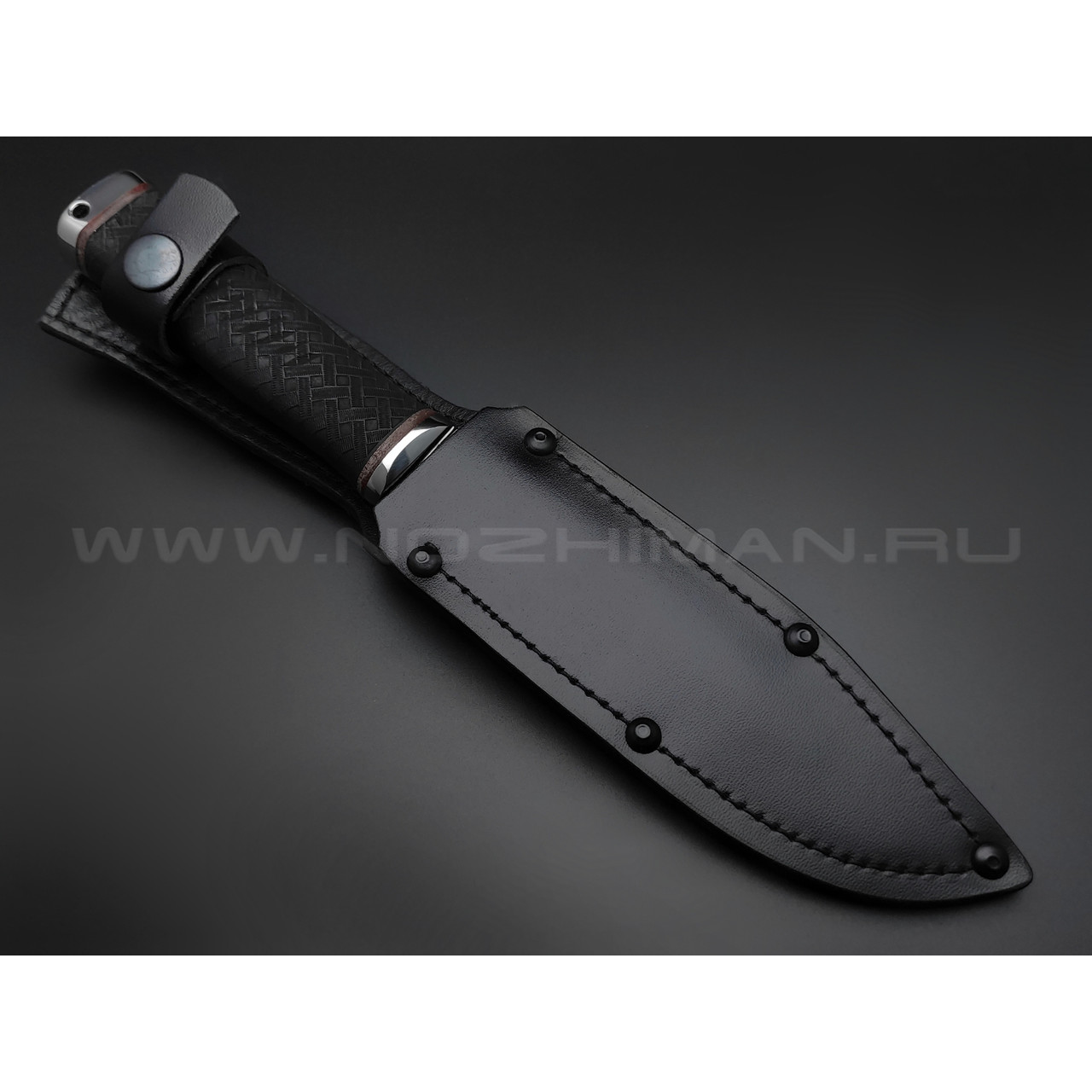Нож "Русич" сталь 95Х18, рукоять резина (Титов & Солдатова)