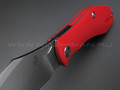 Brutalica нож Tsarap folder, сталь D2, рукоять G10 red