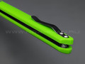 TuoTown нож BDJ-VG сталь D2, рукоять Grivory neon green