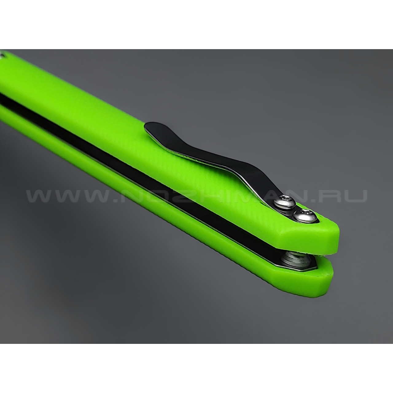 TuoTown нож BDJ-VG сталь D2, рукоять Grivory neon green