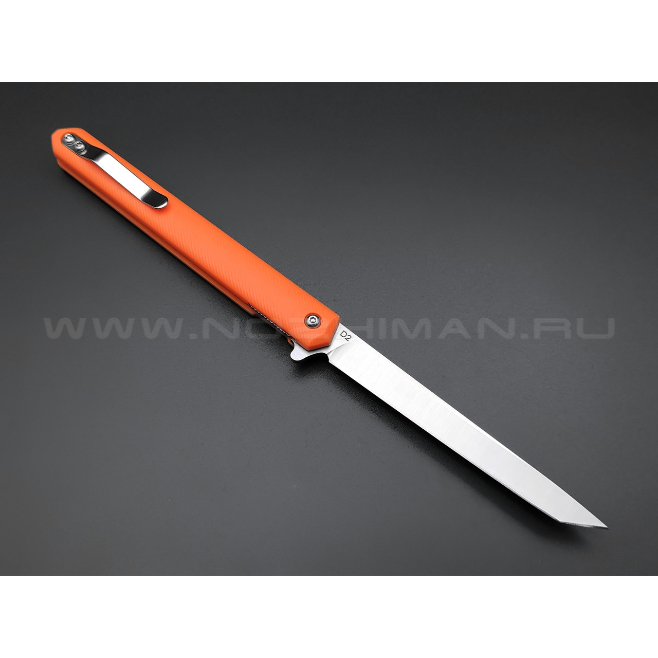 TuoTown нож BDT-O tanto сталь D2, рукоять Grivory orange