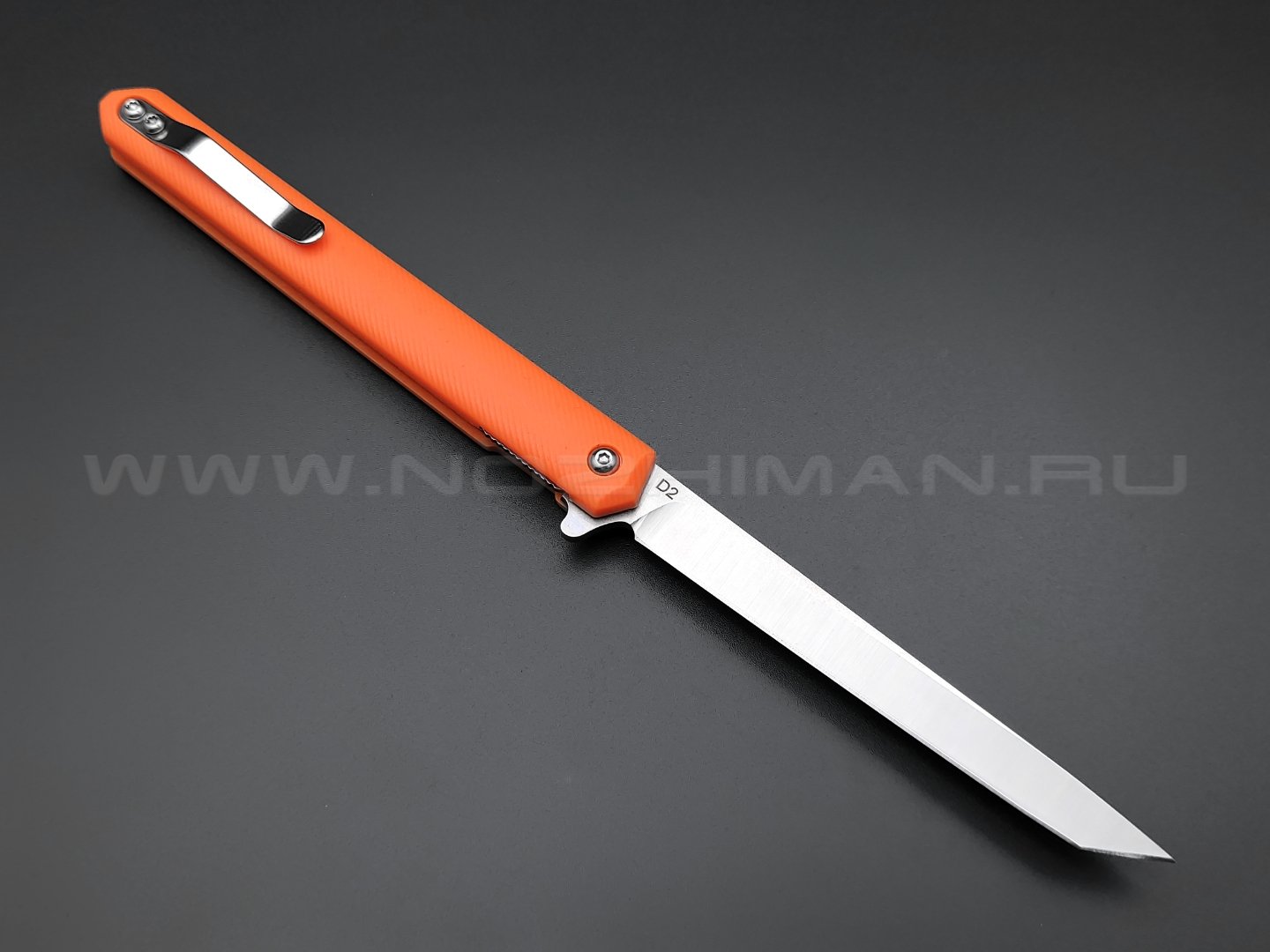 TuoTown нож BDT-O tanto сталь D2, рукоять Grivory orange