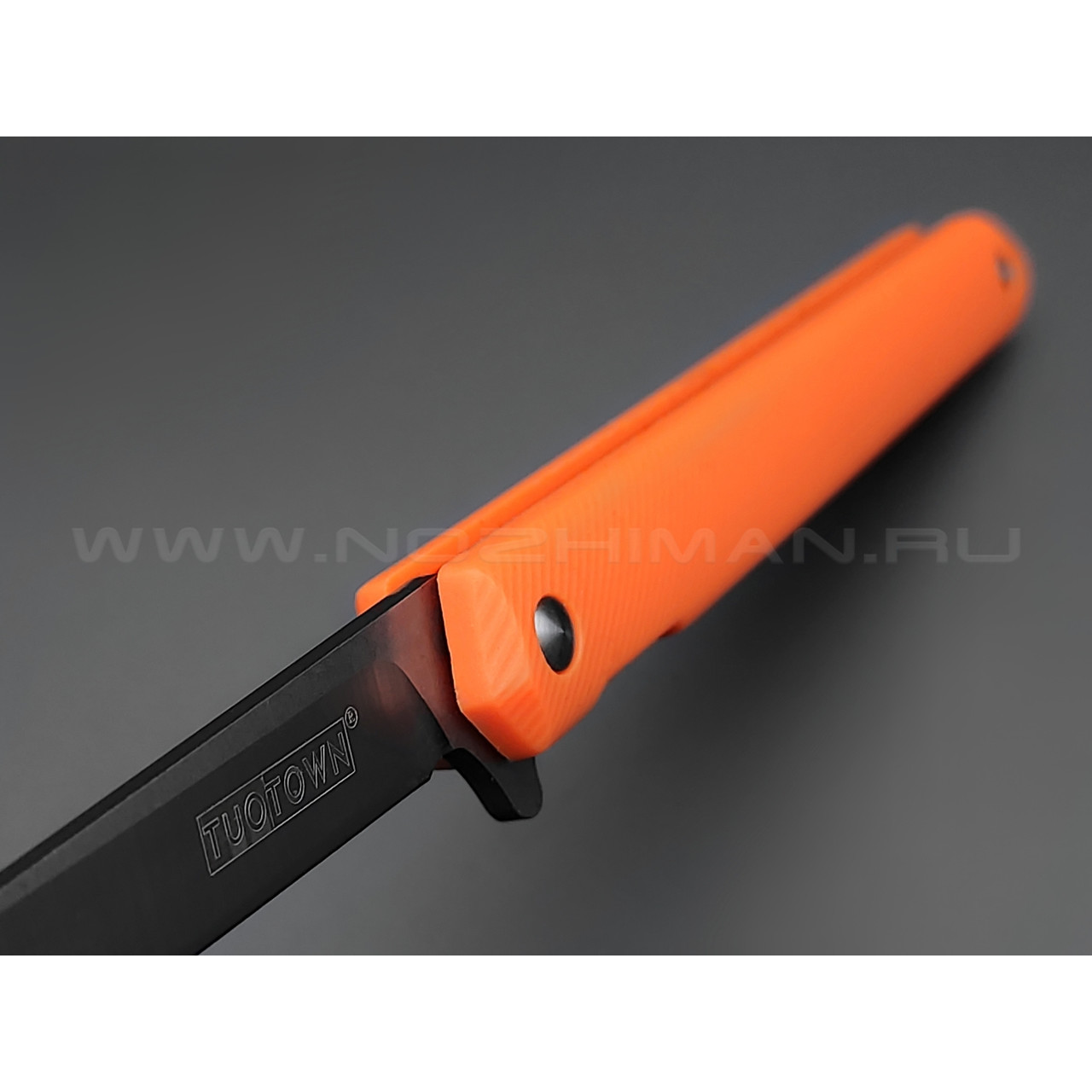 TuoTown нож BDT-O tanto сталь D2, рукоять Grivory orange