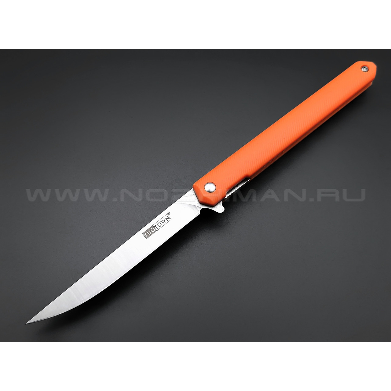 TuoTown нож BDJ-O сталь D2, рукоять Grivory orange