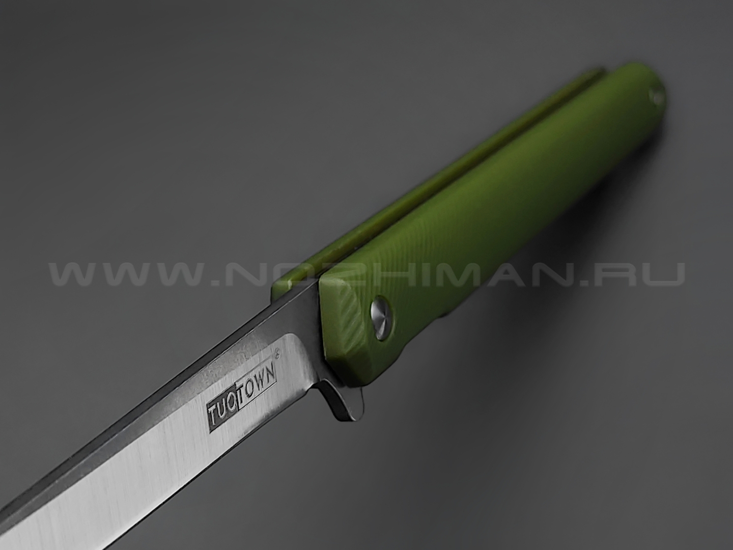 TuoTown нож BDT-G tanto сталь D2, рукоять Grivory OD green