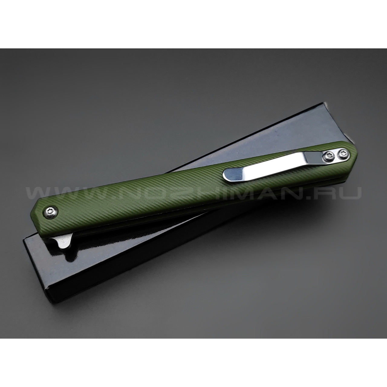 TuoTown нож BDT-G tanto сталь D2, рукоять Grivory OD green