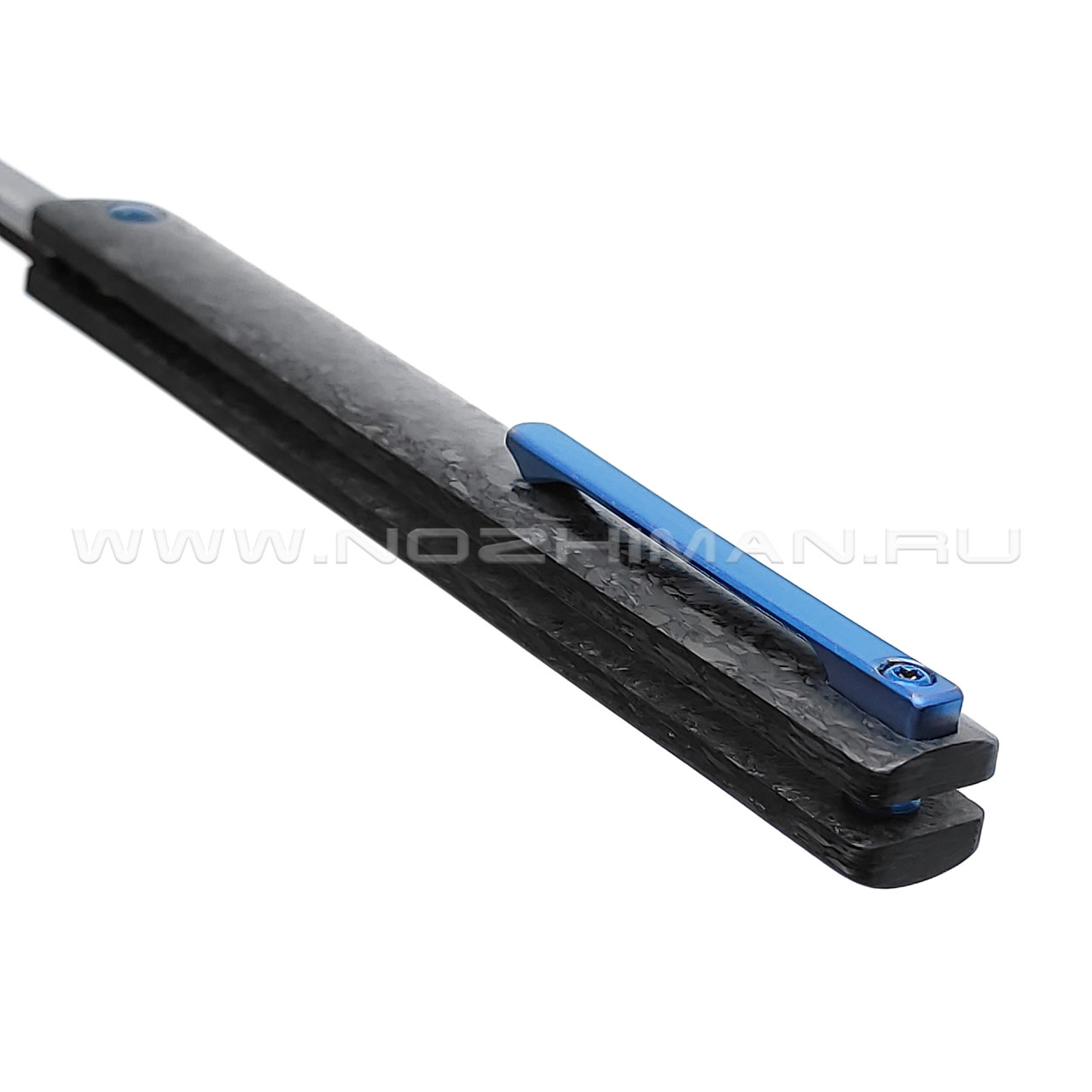 TuoTown нож BDT-M390 tanto сталь M390 блэквош, рукоять Chaotic Carbon fiber