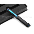 TuoTown нож BDJ-M390 сталь M390 блэквош, рукоять Chaotic Carbon fiber
