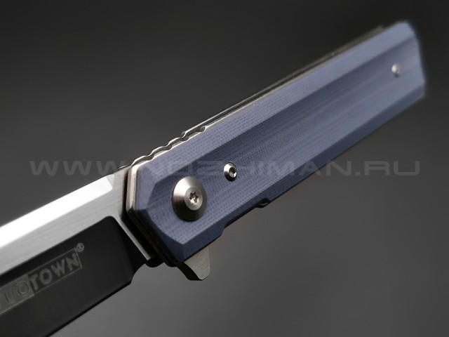 TuoTown нож JJ030-GB сталь D2, рукоять G10 Jeans blue