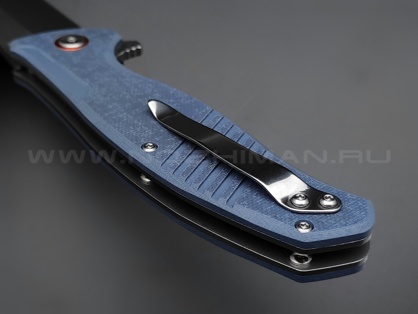 TuoTown нож JJ047-GB сталь D2, рукоять G10 Jeans blue
