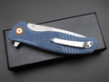 TuoTown нож JJ047-GB сталь D2, рукоять G10 Jeans blue