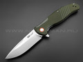 TuoTown нож JJ047-G сталь D2, рукоять G10 OD green