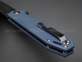 TuoTown нож JJ049-GB сталь D2, рукоять G10 Jeans blue