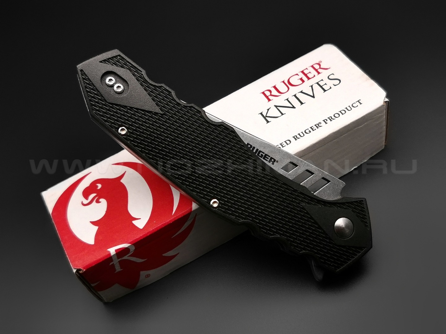 Нож CRKT Ruger Lerch Follow-Through R1701 сталь 8Cr13MoV рукоять Glass Reinforced Nylon