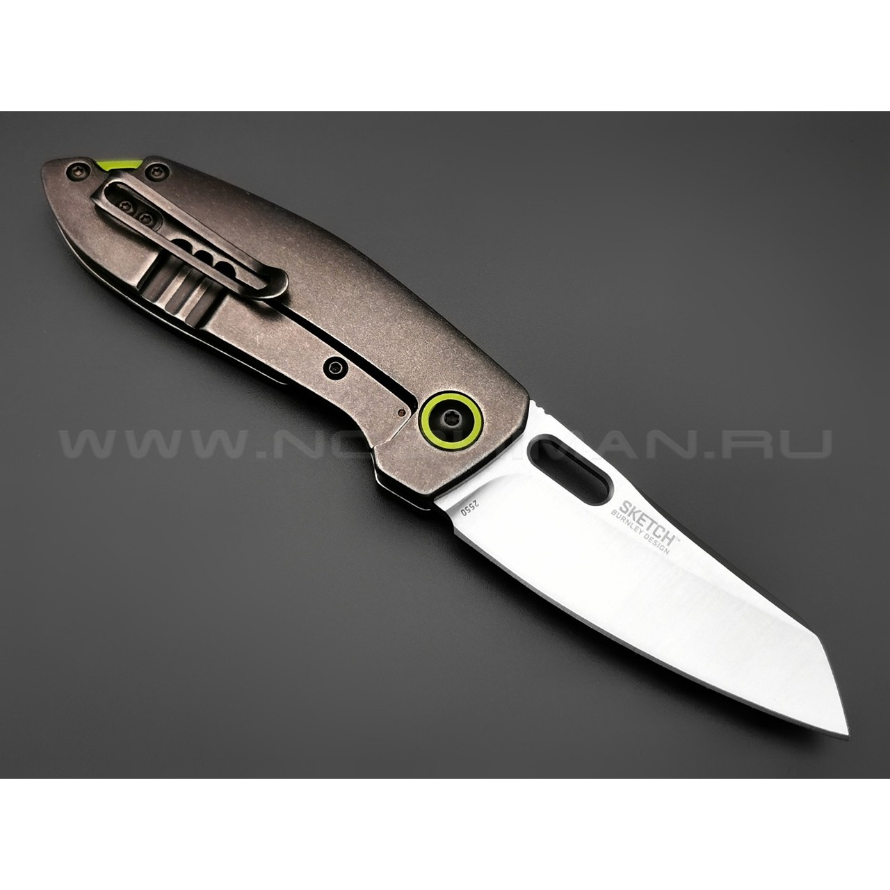 Нож CRKT Sketch 2550 сталь 8Cr14MoV рукоять Stainless Steel
