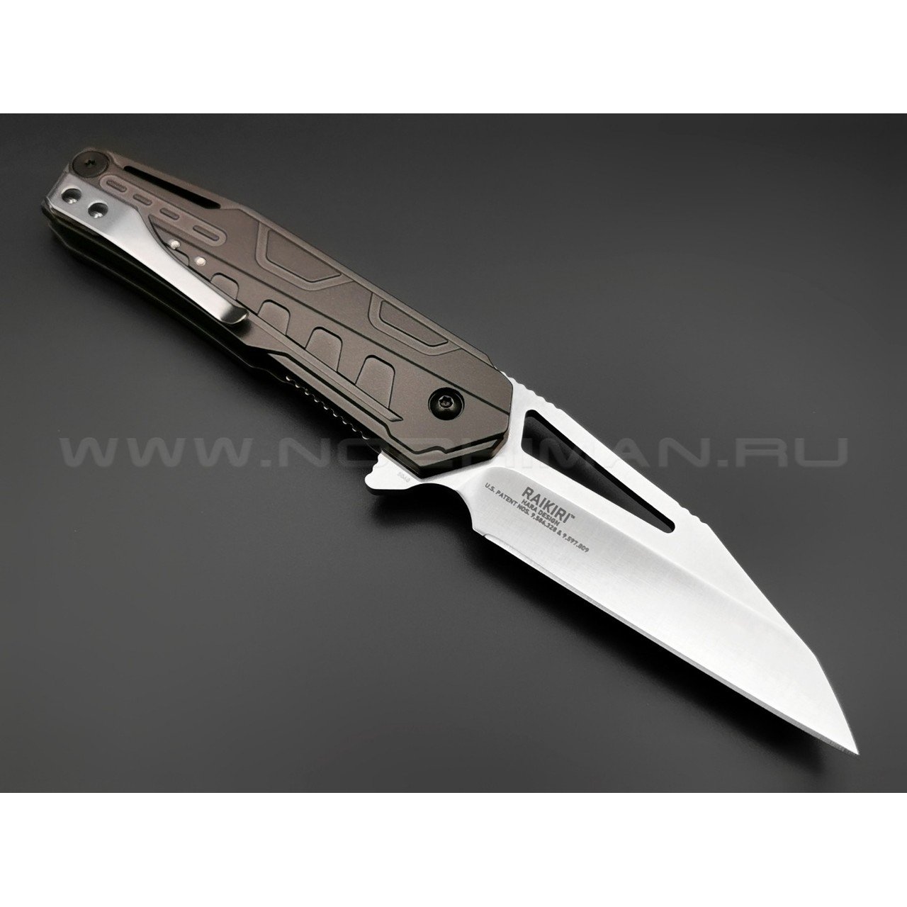 Нож CRKT RAIKIRI 5040 сталь 1.4116 рукоять Aluminium ADC12